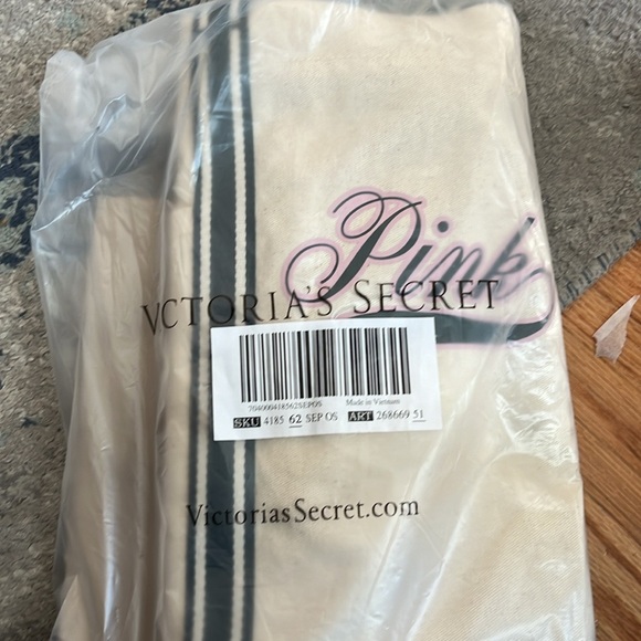 Pink Victoria’s Secret Canvas Tote Bag - Picture 13 of 13